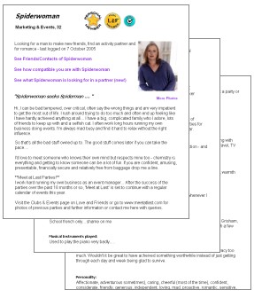 loveandfriends - profile for dating and display